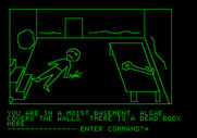 Hi-Res Adventure #1: Mystery House for Apple II - Another dead body, and a key!