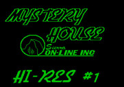 Hi-Res Adventure #1: Mystery House for Apple II - Title screen (re-release).
