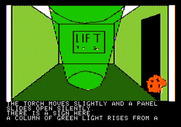 Hi-Res Adventure #3: Cranston Manor for Apple II - Using the lift to bring stuff up from underground.