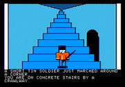 Hi-Res Adventure #3: Cranston Manor for Apple II - This tin soldier is deadly, be careful!