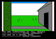 Hi-Res Adventure #3: Cranston Manor for Apple II - On a gravel path...