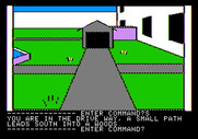 Hi-Res Adventure #3: Cranston Manor for Apple II - Wandering around outside.