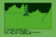 Hi-Res Adventure #0: Mission Asteroid for Atari 8-bit - Time to explore the asteroid...