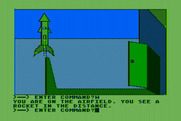 Hi-Res Adventure #0: Mission Asteroid for Atari 8-bit - Here's the rocket...