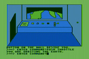 Hi-Res Adventure #0: Mission Asteroid for Atari 8-bit - In space orbitting the Earth...