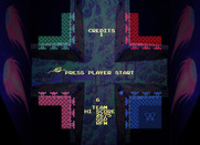 Warlords for Arcade - Press button to start, and the dragon releases a fireball...