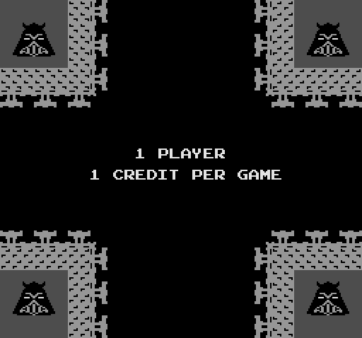 Warlords Arcade Screenshot: Game attract mode.