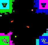 Warlords for Arcade - There are now two fireballs to deal with...