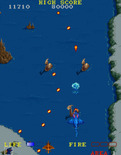 Dragon Spirit for Arcade - Some creatures attack from the water...