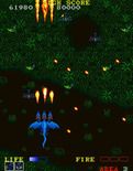 Dragon Spirit for Arcade - Lots of small, annoying insects appear here...