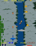 Dragon Spirit for Arcade - Game start.