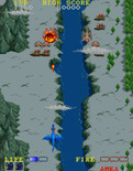Dragon Spirit for Arcade - Blasting some opponents on the ground.
