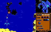 Dragon Spirit for IBM PC/Compatibles - More creatures appear in the water...