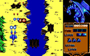 Dragon Spirit for IBM PC/Compatibles - Various opponents attacking!