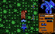 Dragon Spirit for IBM PC/Compatibles - Entering the jungle.