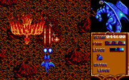 Dragon Spirit for IBM PC/Compatibles - Fighting a giant phoenix!