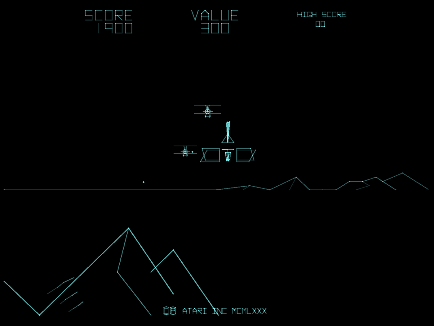 Red Baron Arcade Screenshot: One enemy down, more to go...