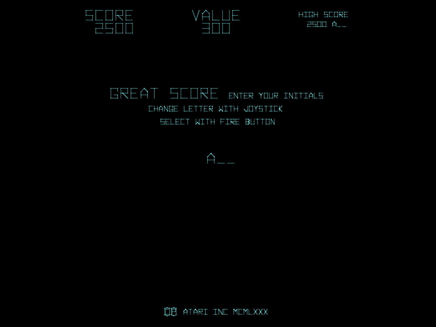 Red Baron Arcade Screenshot: A new high score!