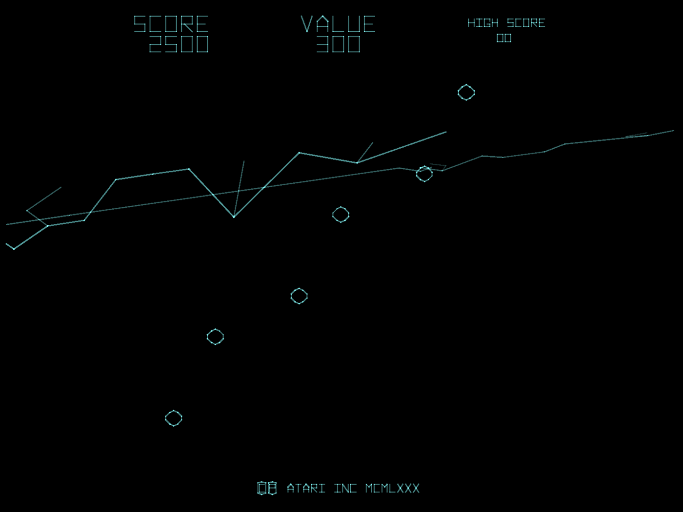 Red Baron Arcade Screenshot: I've been shot!