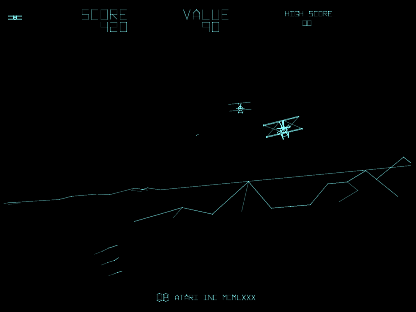 Red Baron Arcade Screenshot: Two against one now!