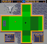 Mini Golf for Arcade - The third hole is at the top of a hill...
