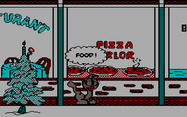 Create with Garfield! (Deluxe Edition) IBM PC/Compatibles Screenshot: Building another image...
