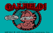 Create with Garfield! (Deluxe Edition) for IBM PC/Compatibles - Title screen.