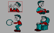 Create with Garfield! (Deluxe Edition) for IBM PC/Compatibles - Here's the artwork available for Jon.