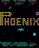 Phoenix for Arcade - Title screen.