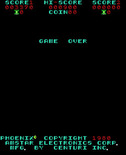 Phoenix for Arcade - Game over.