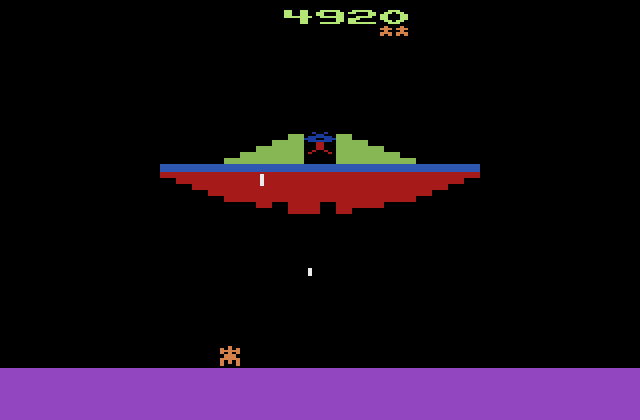 Phoenix Atari 2600 Screenshot: The Phoenix mothership!