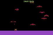 Phoenix for Atari 2600 - Shoot the Phoenix in the middle to destroy them in one shot.