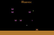 Phoenix for Atari 2600 - Title screen.
