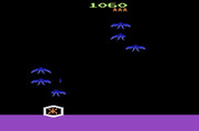 Phoenix for Atari 2600 - Use the shield to temporarily defend yourself.