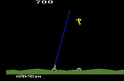 Laser Blast for Atari 2600 - Dodging laser fire!