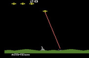 Laser Blast for Atari 2600 - Blasting an opponent...
