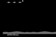 Laser Blast for Atari 2600 - Starting screen; select a game option then begin!
