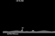 Laser Blast for Atari 2600 - About to crash, and then game over!