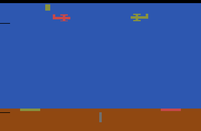 Skydiver Atari 2600 Screenshot: Starting screen.