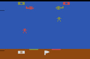 Skydiver for Atari 2600 - Game start.