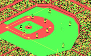 World's Greatest Baseball Game, The for IBM PC/Compatibles - It's a hit! Running to base...