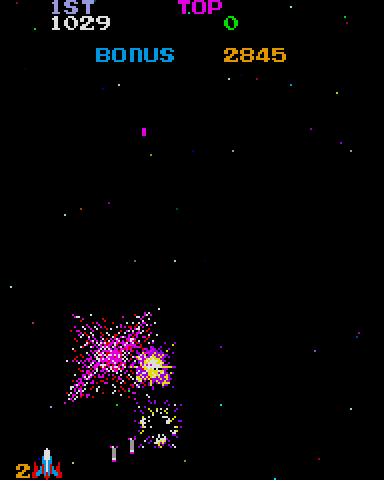 Zero Hour Arcade Screenshot: I'm hit again!