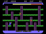 Space Panic for ColecoVision - Dig holes to trap enemies...
