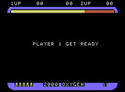 Space Panic for ColecoVision - Player 1, get ready!
