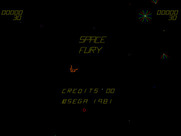 Space Fury for Arcade - Title screen.