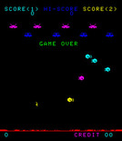 Galaxy Wars for Arcade - Game over.