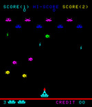 Galaxy Wars for Arcade - Game start.