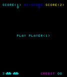 Galaxy Wars for Arcade - Player 1's turn...