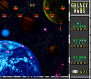 Galaxy Wars for Super NES - Neo mode; 50 points for destroying a target.