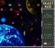 Galaxy Wars for Super NES - Neo mode; missile launched!